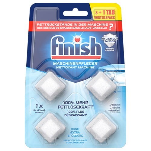 Finish tabletki do czyszczenia zmywarki 4 szt DE