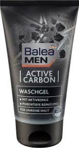 Balea Men Active Carbon żel do mycia twarzy 150 ml
