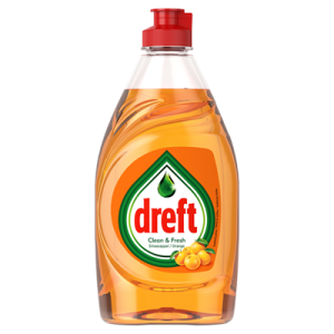 Dreft Clean & Fresh Sinaasappel Orange 340 ml