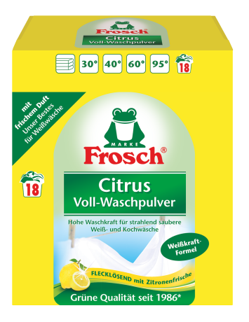 Frosch Citrus proszek do prania - 1,35 kg