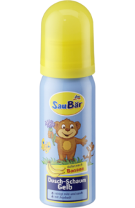 Saubar bananowa pianka do kąpieli dla dzieci 48 ml