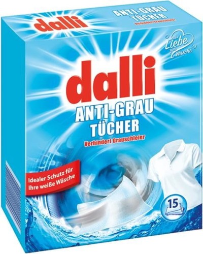 Dalli chusteczki do prania białych tkanin 15 szt